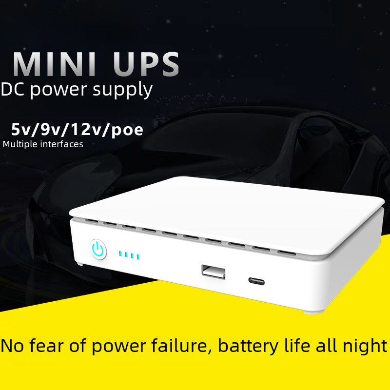 5V 9V 12V Mini DC UPS Power Supply Monitoring Router Optical modem POE uninterruptible battery life power supply