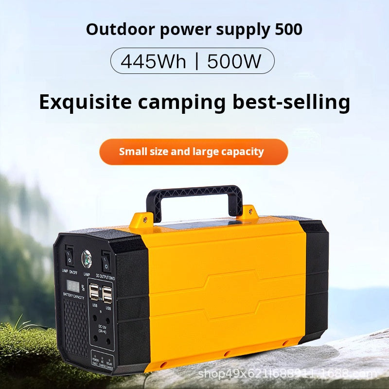 Portable lithium battery UPS energy storage, outdoor emergency mobile camping, stall self-driving tour, high-power backup power supply