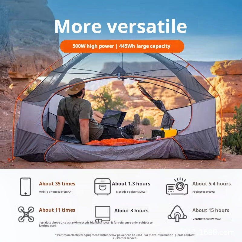 Portable lithium battery UPS energy storage, outdoor emergency mobile camping, stall self-driving tour, high-power backup power supply